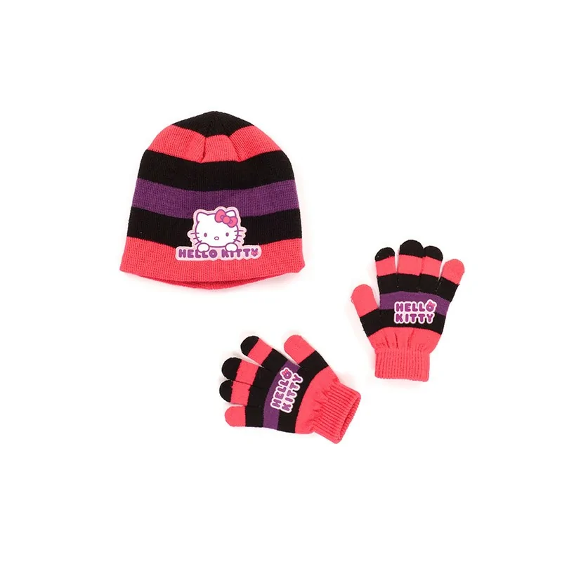 Ensemble Bonnet / Gants Hello Kitty Ensemble Bonnet / Gants Hello Kitty