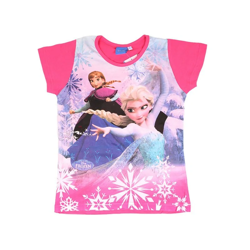 Tee-Shirt Manches Courtes La Reine des Neiges Tee-Shirt Manches Courtes La Reine des Neiges