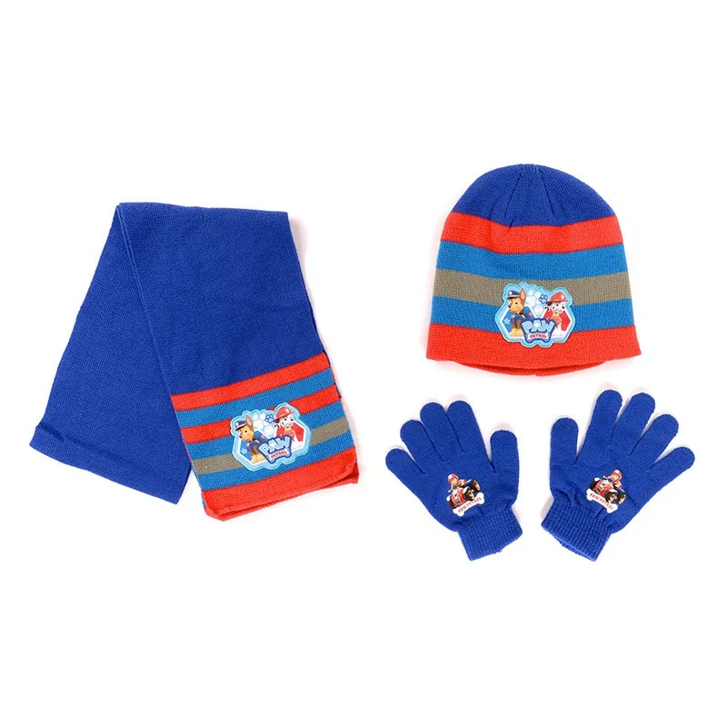 Ensemble Bonnet Gants Echarpe Paw Patrol