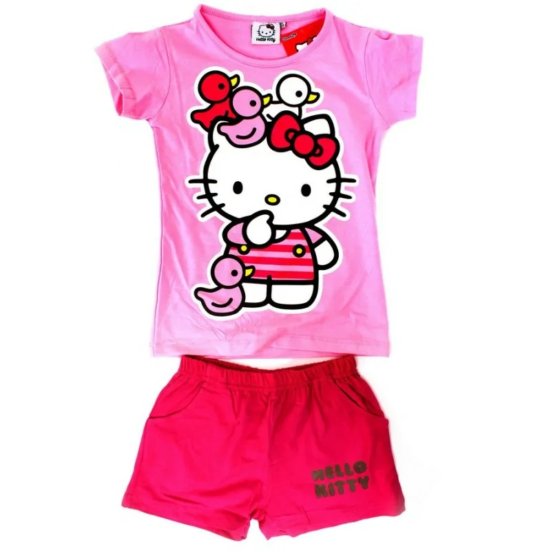 Ensemble Tee-shirt / Short de Plage Hello Kitty Ensemble Tee-shirt / Short de Plage Hello Kitty
